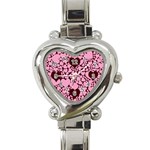 Heart overlay watch - Heart Italian Charm Watch