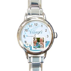 family - Round Italian Charm Watch