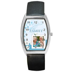 family - Barrel Style Metal Watch