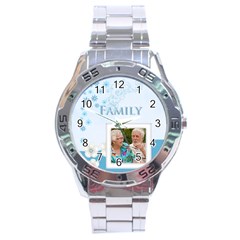 family - Stainless Steel Analogue Watch