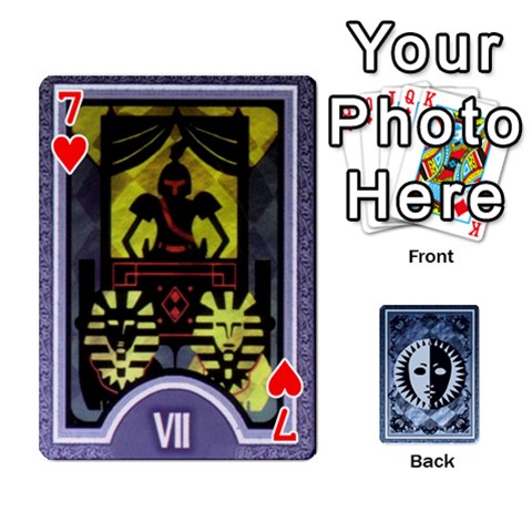 Persona Playing Cards By Anon Front - Heart7