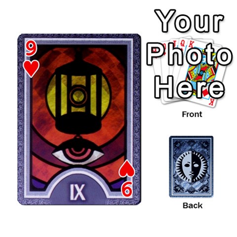 Persona Playing Cards By Anon Front - Heart9