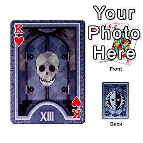 King Persona Playing Cards By Anon Front - HeartK