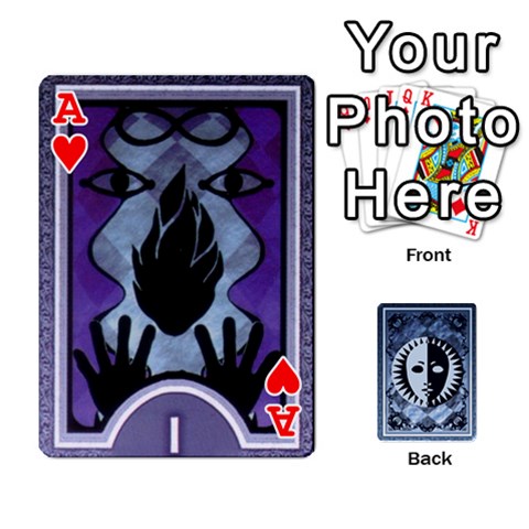 Ace Persona Playing Cards By Anon Front - HeartA