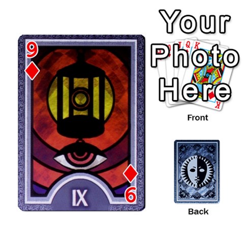 Persona Playing Cards By Anon Front - Diamond9