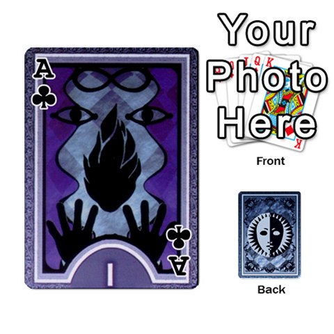 Ace Persona Playing Cards By Anon Front - ClubA