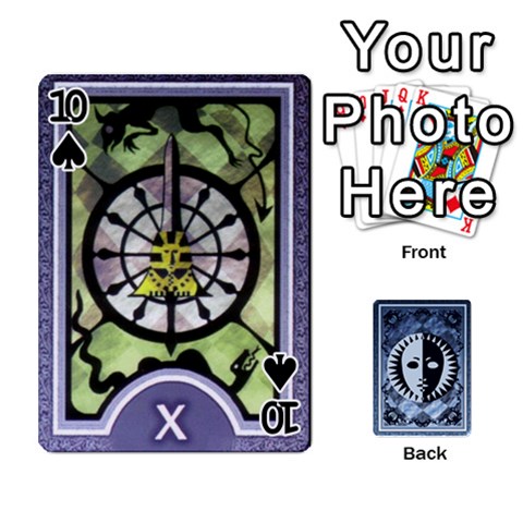 Persona Playing Cards By Anon Front - Spade10
