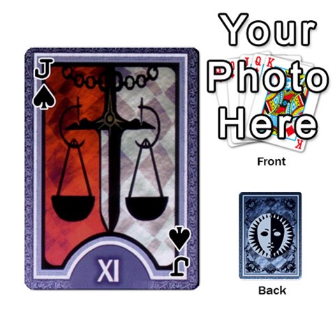 Jack Persona Playing Cards By Anon Front - SpadeJ