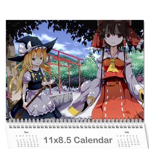 Touhou Calendar By George Cover