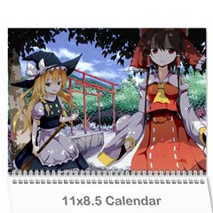 Touhou Calendar - Wall Calendar 11  x 8.5  (12-Months)