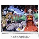 Touhou Calendar - Wall Calendar 11  x 8.5  (12-Months)