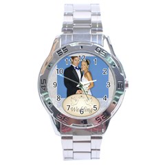 wedding - Stainless Steel Analogue Watch wedding - Stainless Steel Analogue Watch