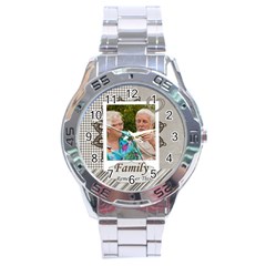 family - Stainless Steel Analogue Watch