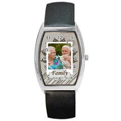 family - Barrel Style Metal Watch