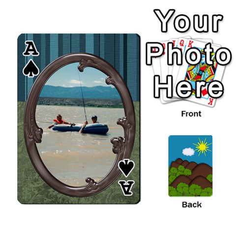 Ace Family Cards By Cassie White Front - SpadeA