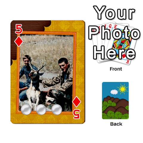 Family Cards By Cassie White Front - Diamond5