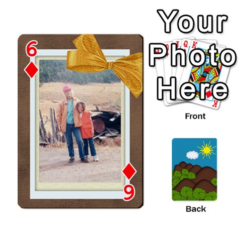 Family Cards By Cassie White Front - Diamond6