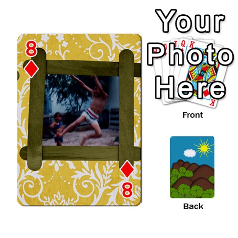 Family Cards By Cassie White Front - Diamond8