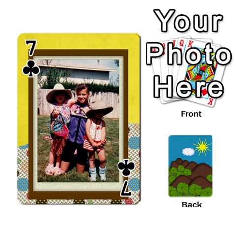 Family Cards By Cassie White Front - Club7