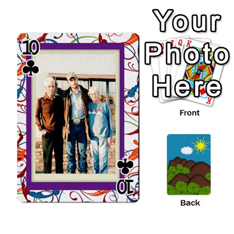 Family Cards By Cassie White Front - Club10