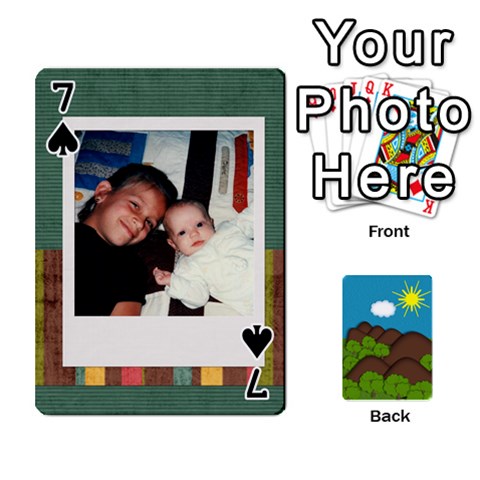 Family Cards By Cassie White Front - Spade7