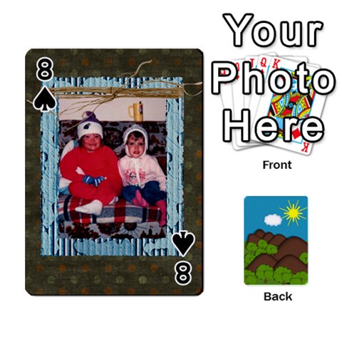 Family Cards By Cassie White Front - Spade8
