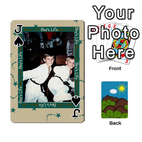 Jack Family Cards By Cassie White Front - SpadeJ