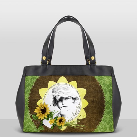 Oversize Office Handbag (2 Sides) Sweet Summer By Mikki Front