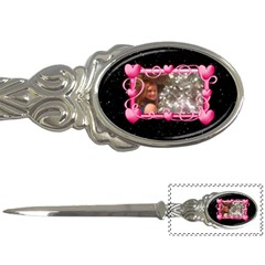 pinkheart frame letter opener