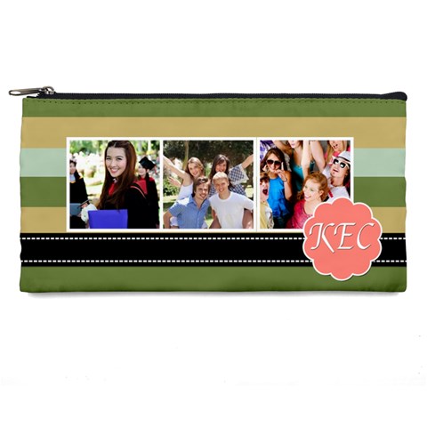 Monogram Pencil Case By Lmrt Front
