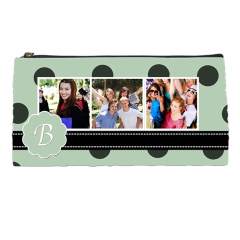 Initial (name) Pencil Case By Lmrt Front