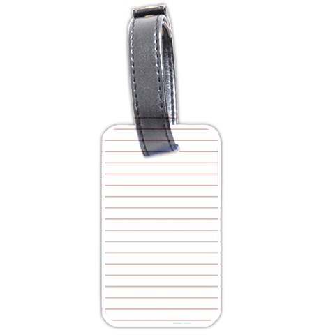 Hawaii Luggage Tag By Leandra Jordan Back