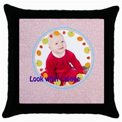 lover - Throw Pillow Case (Black)