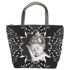Fun Black And White Bucket Bag