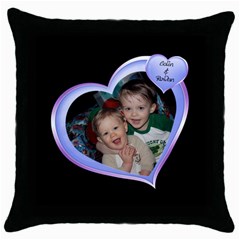 Pillow Amy - Throw Pillow Case (Black)