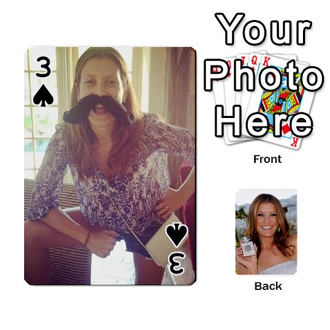 Kate Playing Cards By Karen Front - Spade3