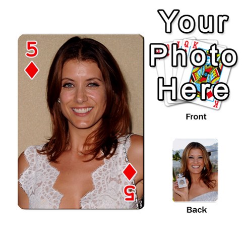 Kate Playing Cards By Karen Front - Diamond5