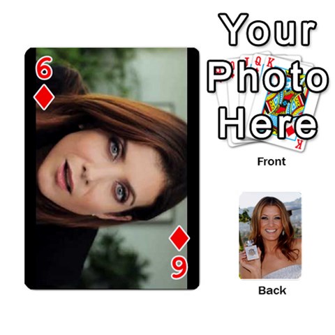 Kate Playing Cards By Karen Front - Diamond6