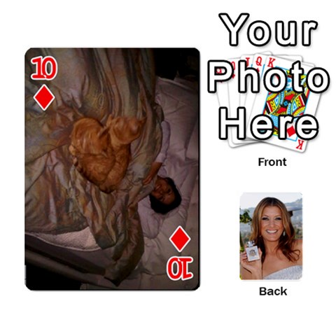 Kate Playing Cards By Karen Front - Diamond10