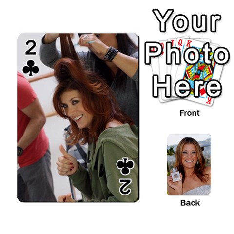 Kate Playing Cards By Karen Front - Club2