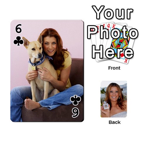 Kate Playing Cards By Karen Front - Club6