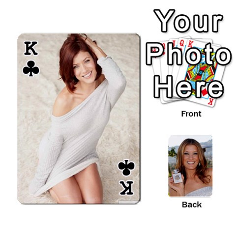King Kate Playing Cards By Karen Front - ClubK