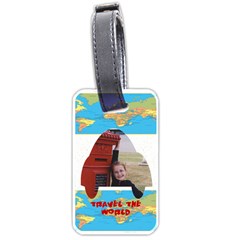 Travel the world tag - Luggage Tag (one side)