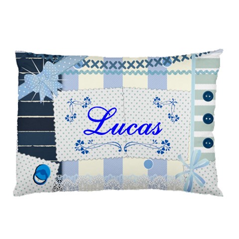 Travesseiro  Lucas By Vanessa 26.62 x18.9  Pillow Case