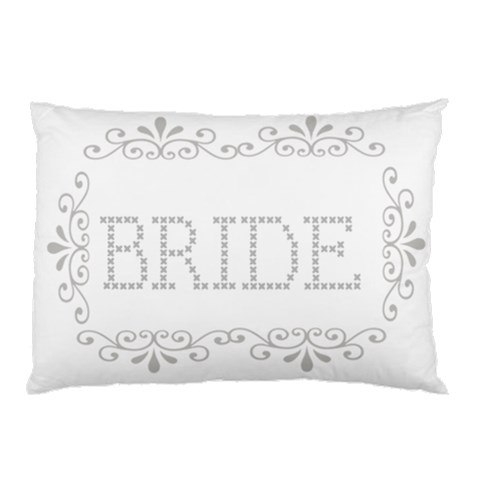 Bride Pillow Case By Kim Blair Back