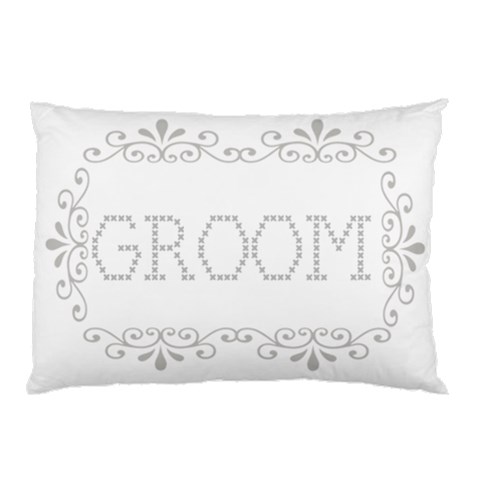 Groom Pillow Case By Kim Blair Back