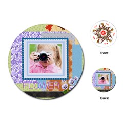 flower - Playing Cards Single Design (Round) flower - Playing Cards Single Design (Round)