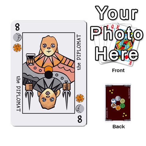 The Decktet Front - Heart9