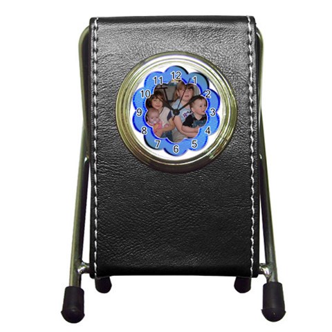 Grandchildren Pen Holder Clock By Kim Blair Front