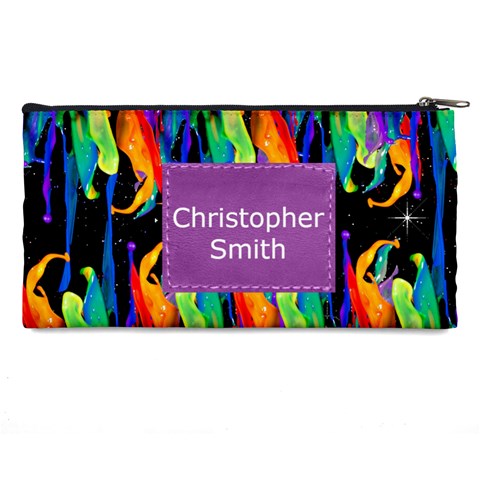 Color Splash Pencil Case By Kim Blair Back